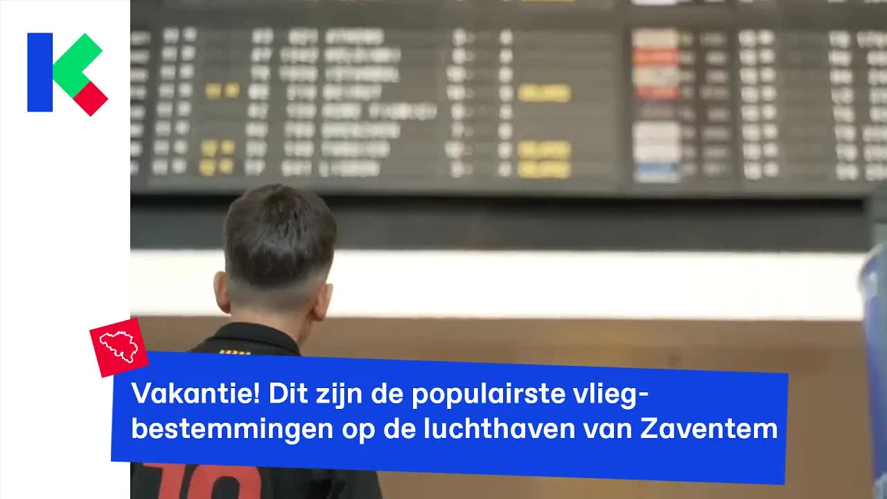 Vakantieplannen van kinderen op Brussels Airport