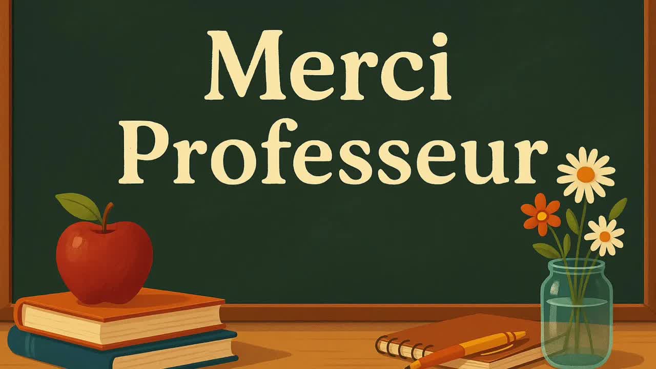 Merci Maîtresse : Une Chanson Touchante pour les Profs