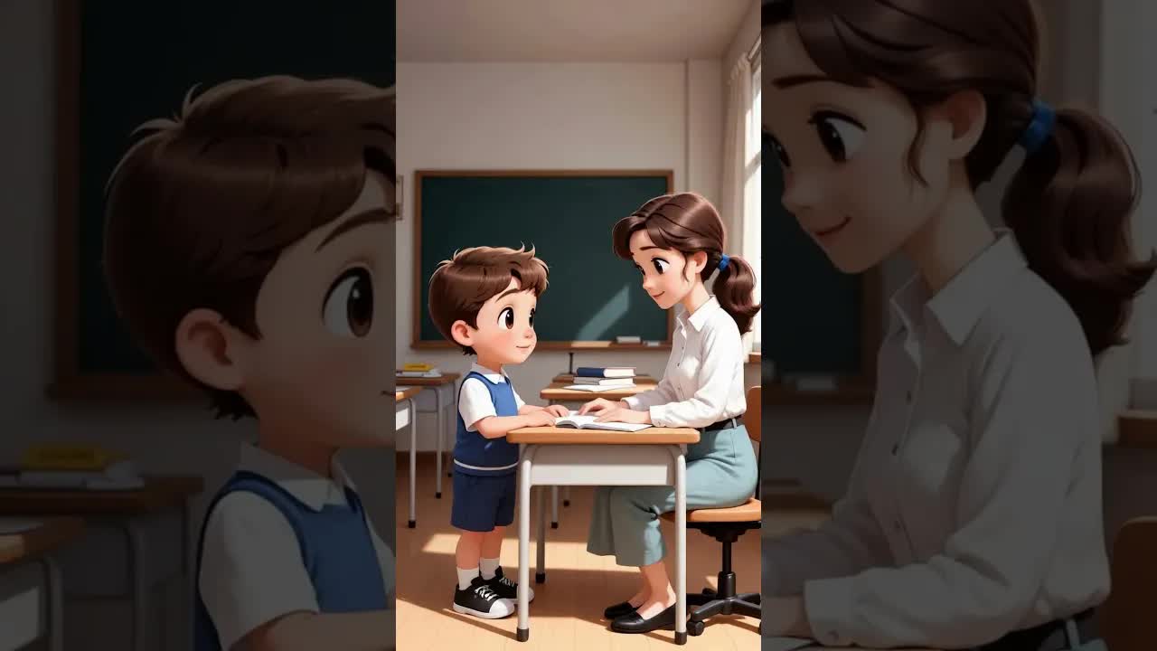 Gesprek met de leraar op school