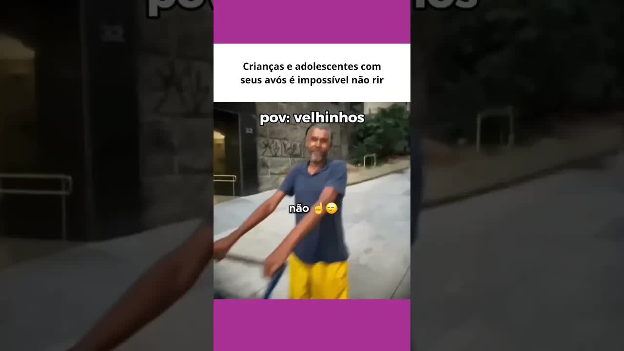 Crianças e avós em momentos engraçados