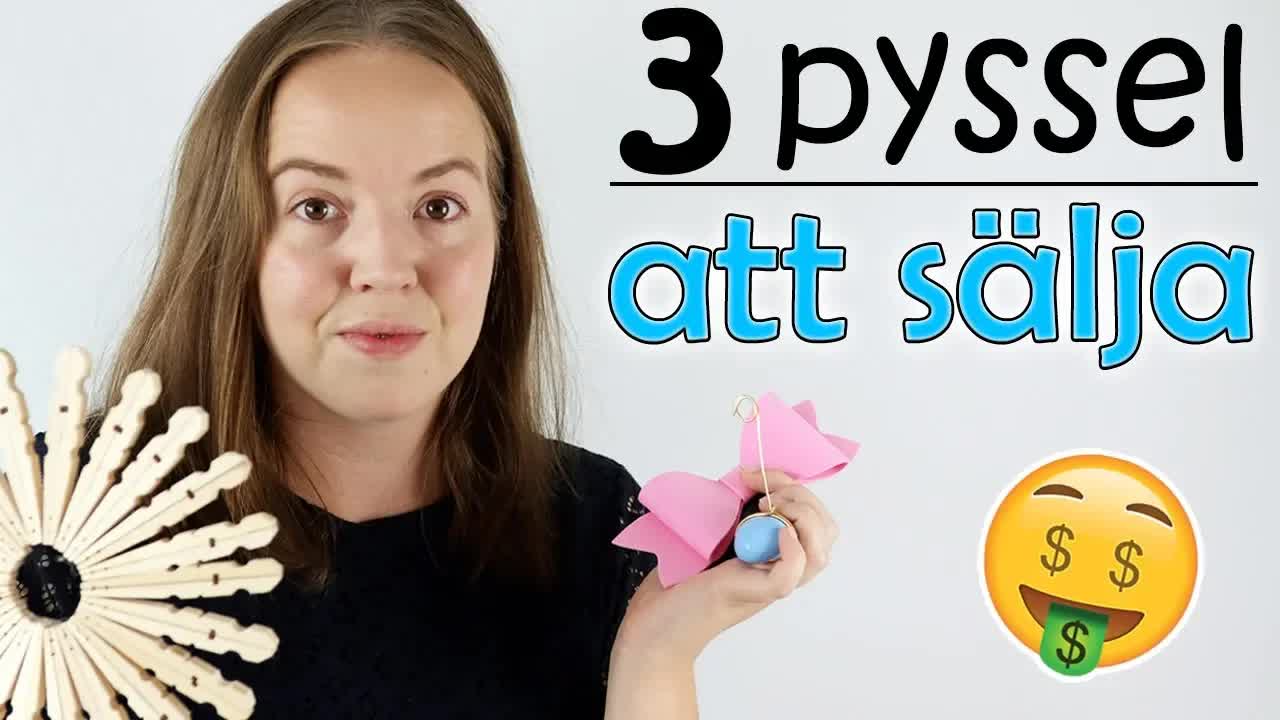 Tre enkla pyssel att sälja på loppis