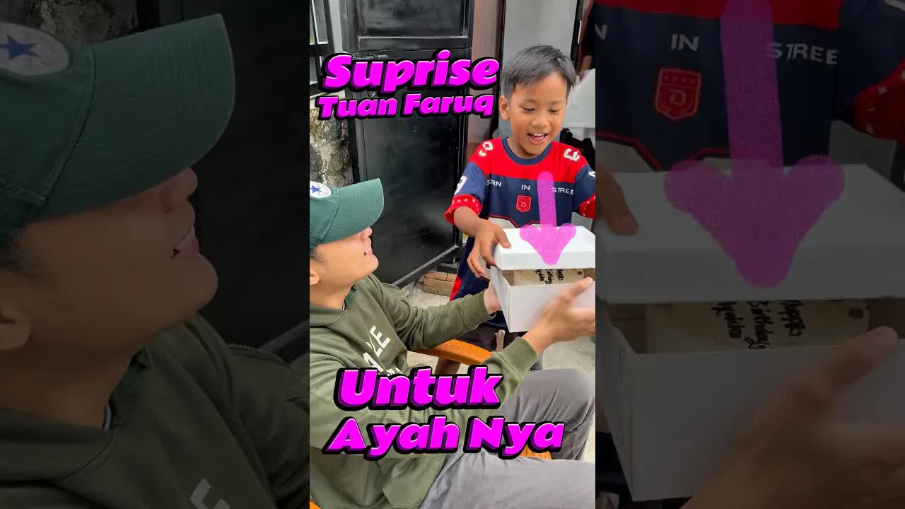 Tuan Faruk Surprise Ayah dengan Donat Murah