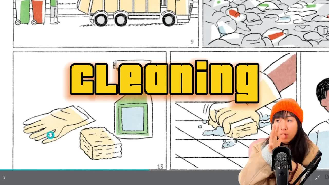 Học từ vựng dọn dẹp nhà cửa và rác thải