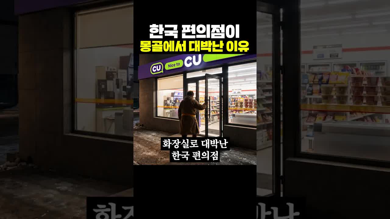 한국 편의점 몽골 진출 성공 비결