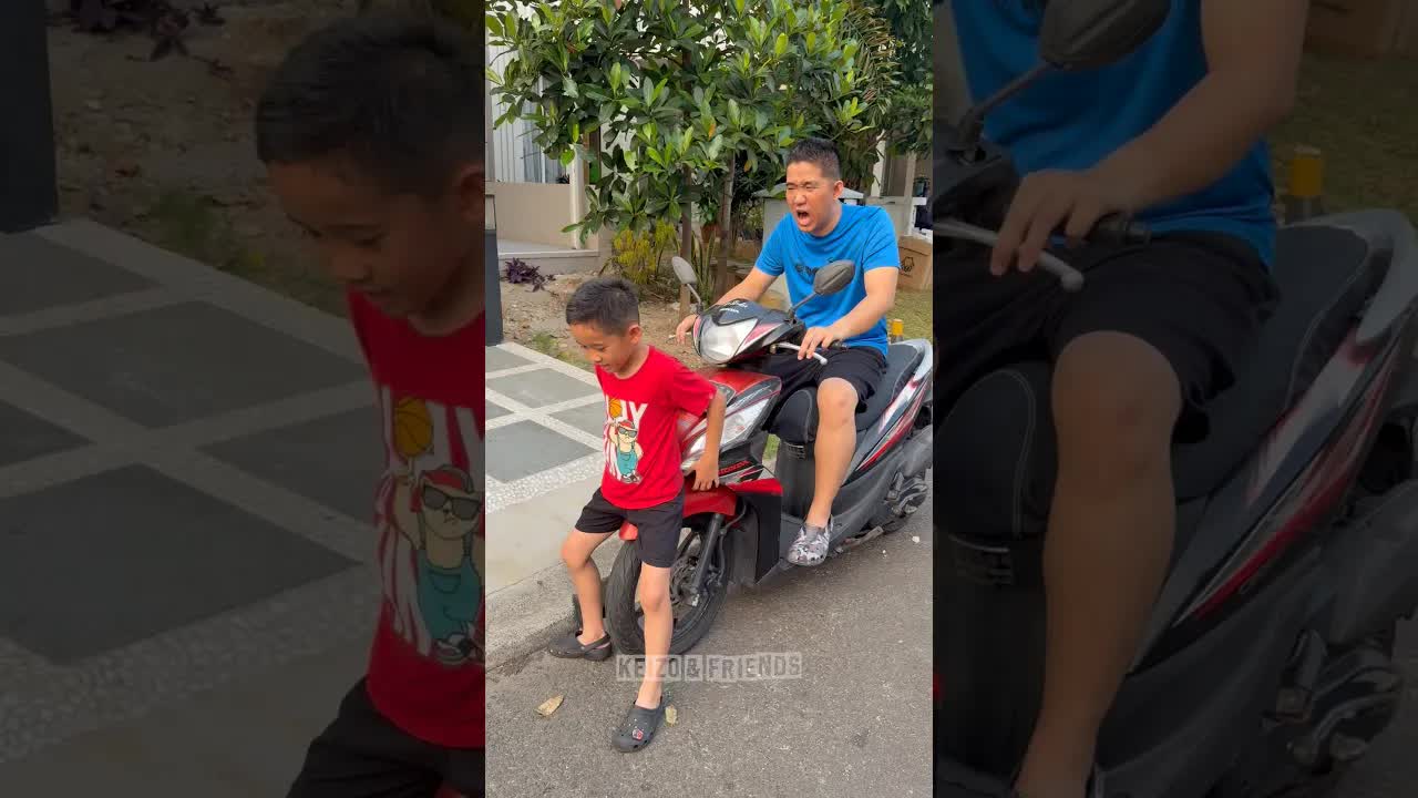 Keizo Mau Naik Motor Bersama Papi
