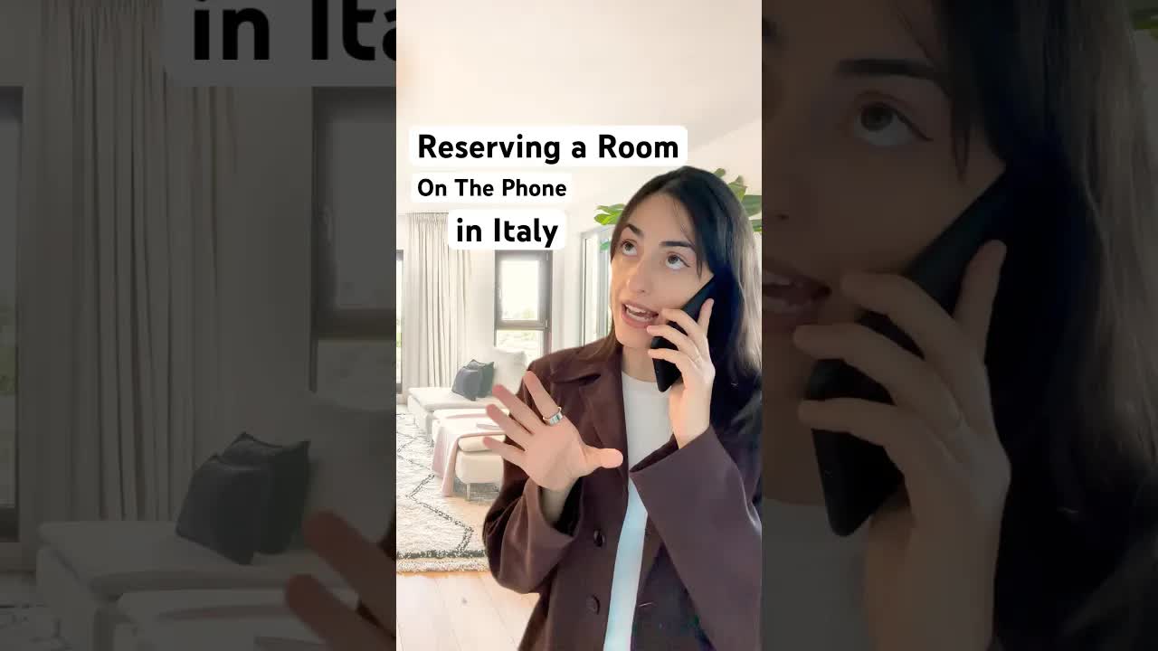 Come prenotare una camera d'albergo in italiano