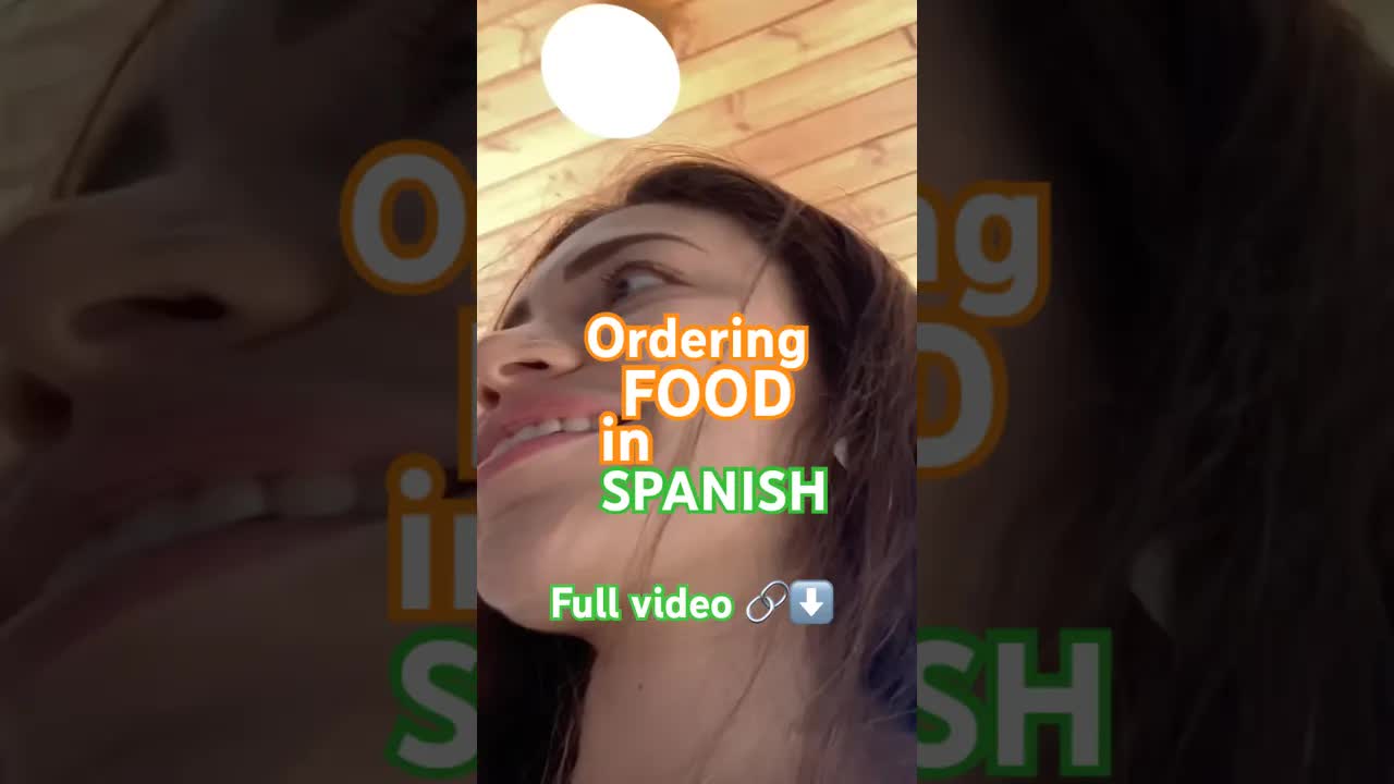 Pedir comida en una hamburguesería en español