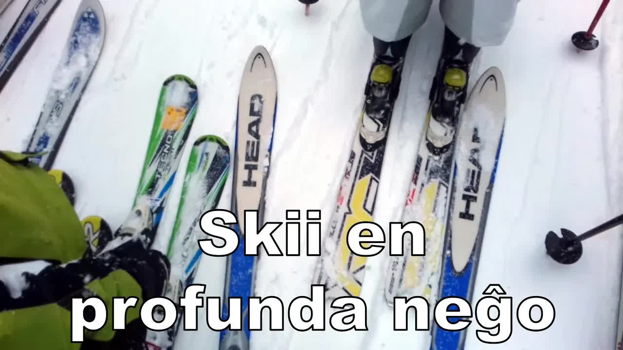 Malvarma neĝa tago en Aŭstrio
