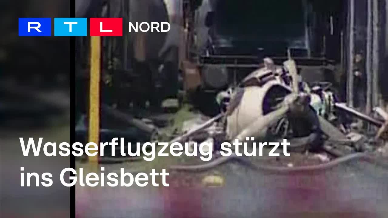 Absturz eines Wasserflugzeugs in Hamburg