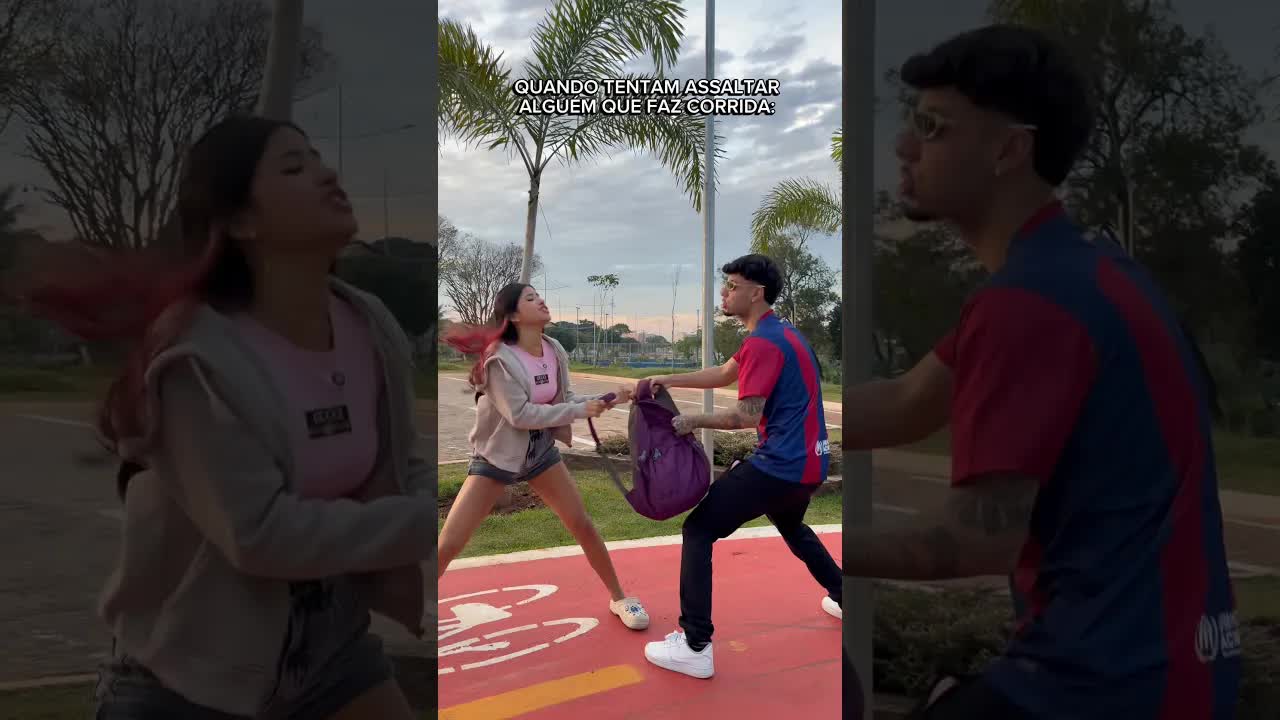 Quando tentam assaltar um atleta