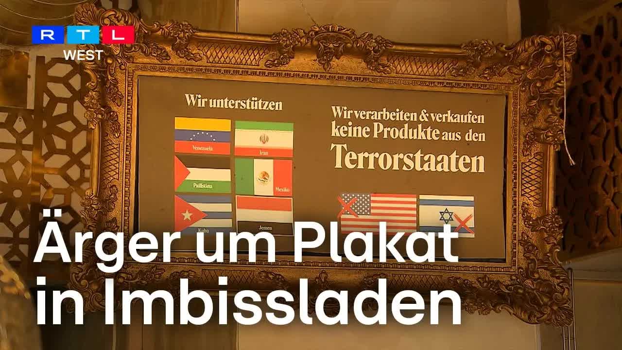 Imbiss in Köln: Plakat löst Debatte über Meinungsfreiheit aus