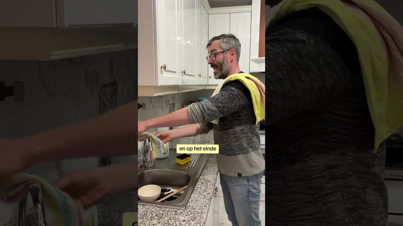 Woorden voor de afwas doen