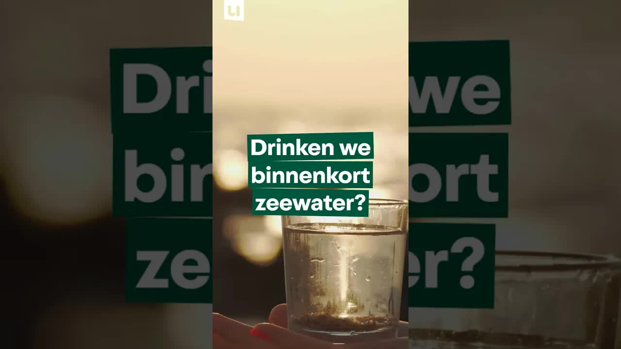 Waterverbruik en zeewaterontzilting in België