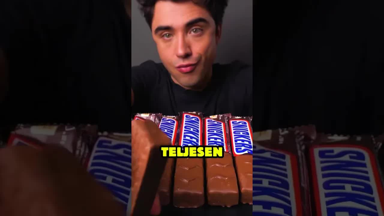 Így néz ki egy Snickers mikroszkóp alatt