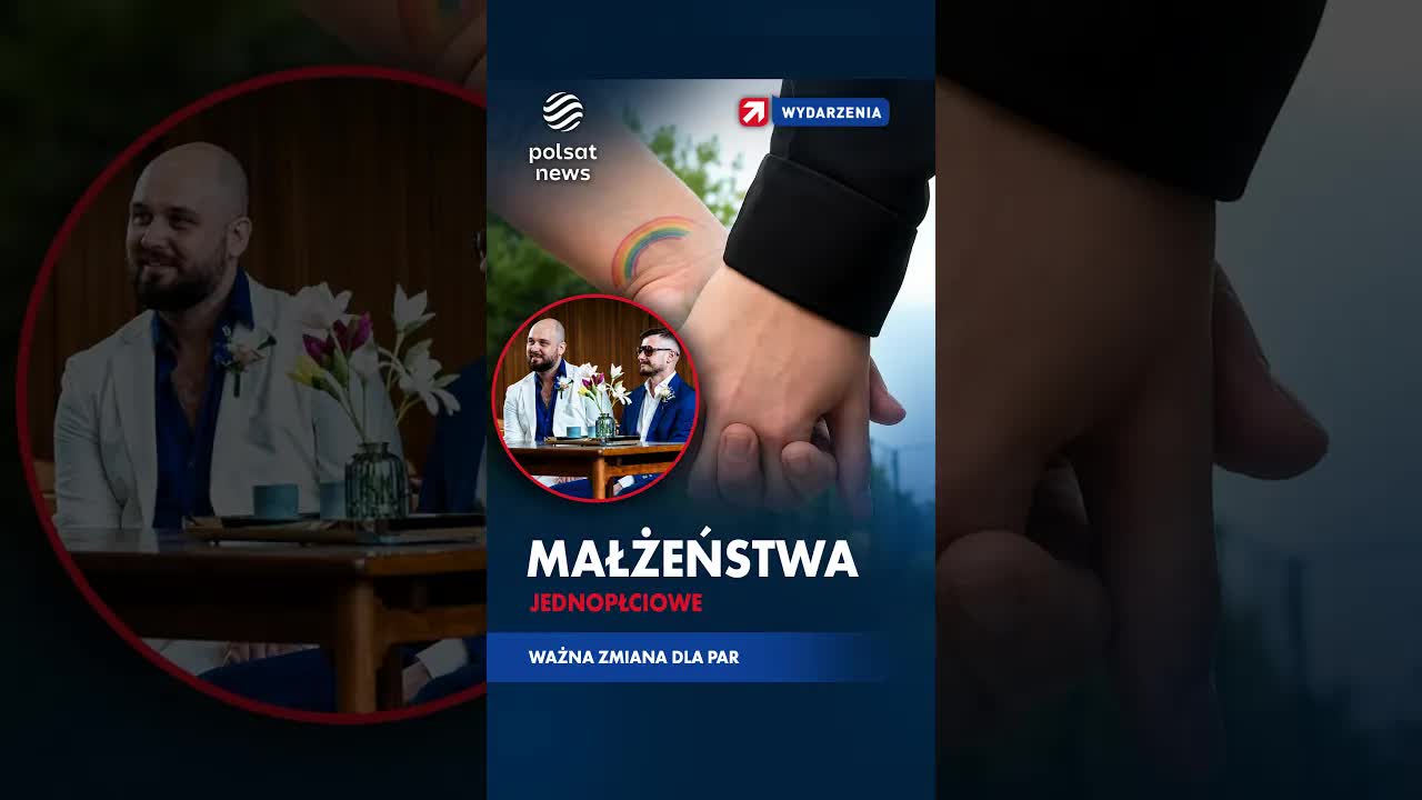 Pary jednopłciowe mogą zarejestrować małżeństwo w Polsce