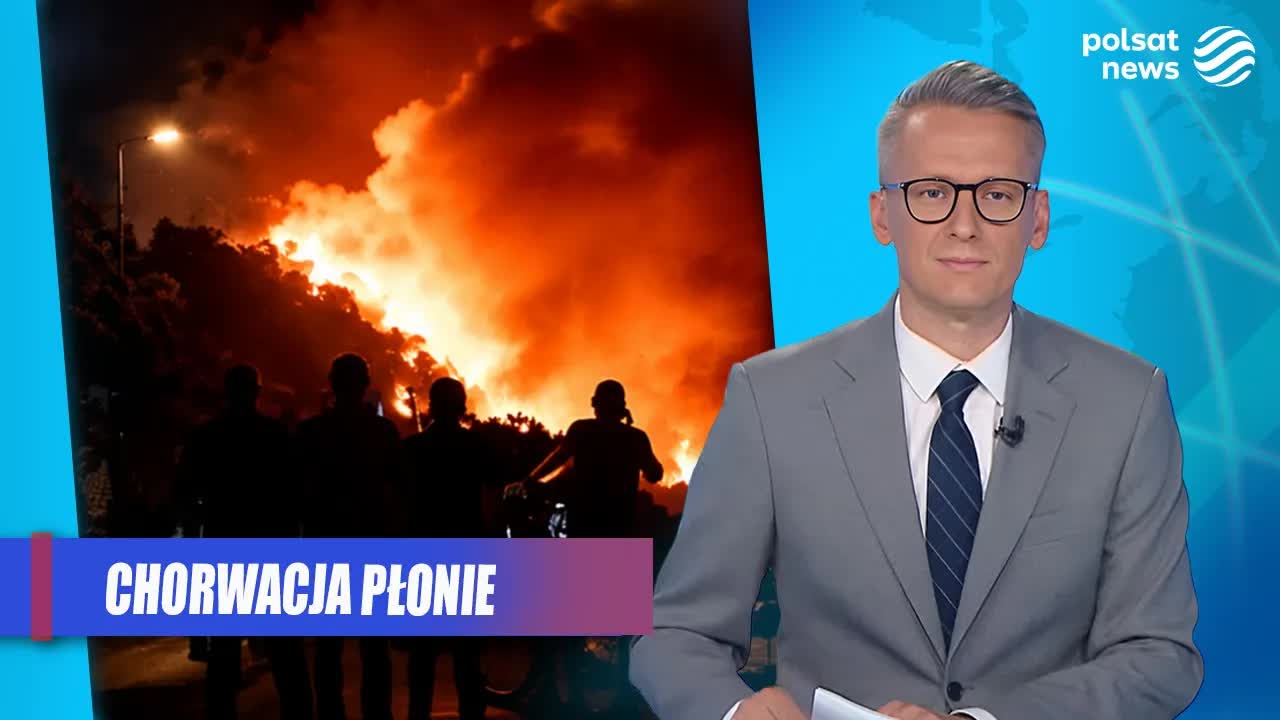 Pożar w Chorwacji: Ewakuacja tysięcy turystów z Dalmacji