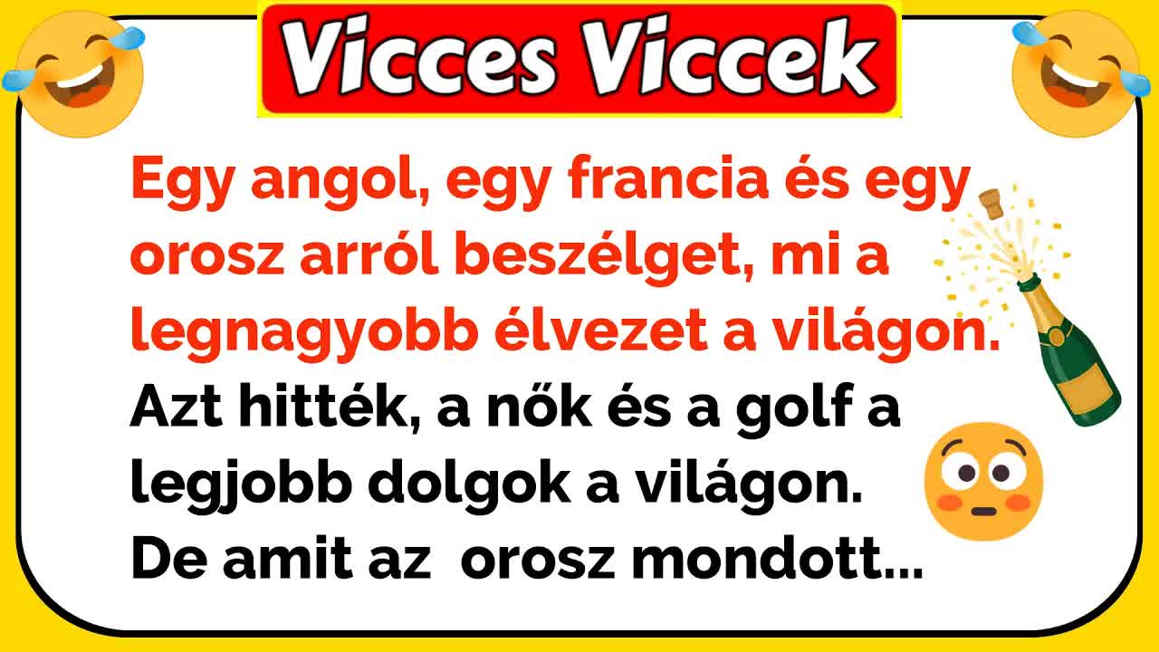 Angol, francia és orosz beszélgetés az élvezetekről