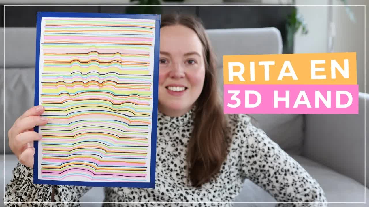 Så här ritar du en enkel 3D-hand