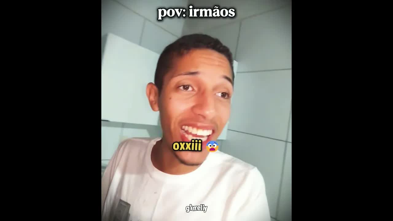 Irmã diz que está inchada e mostra o irmão