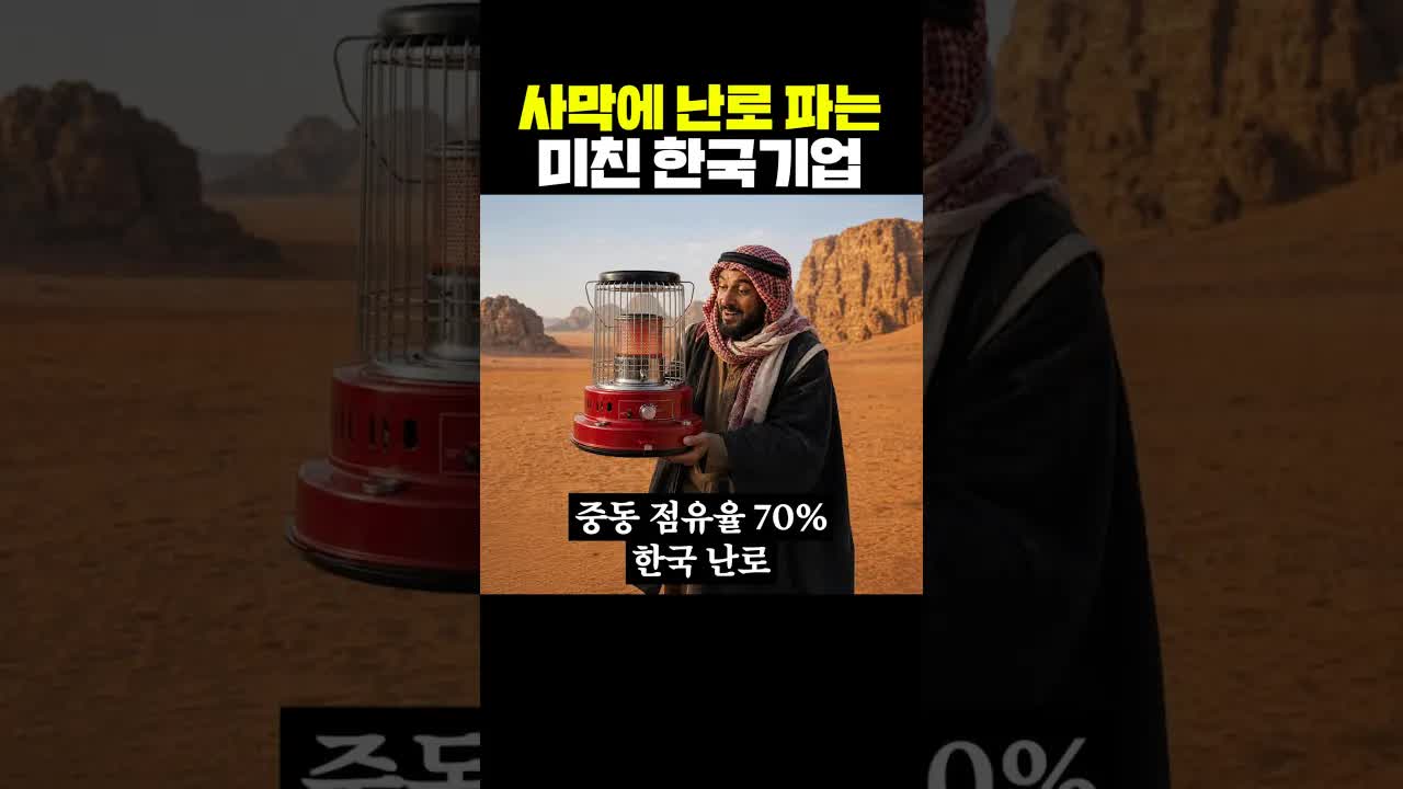 사막에서 난로로 성공한 한국 기업