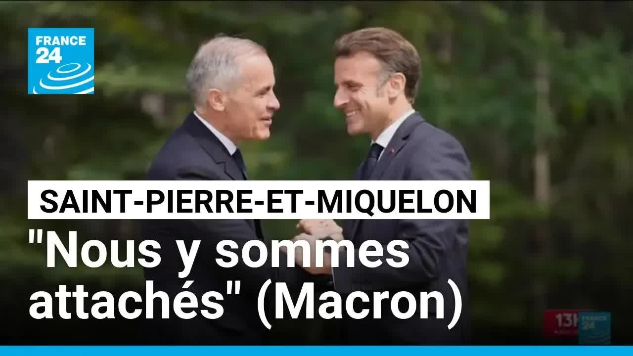 Macron à Saint-Pierre-et-Miquelon face à Trump