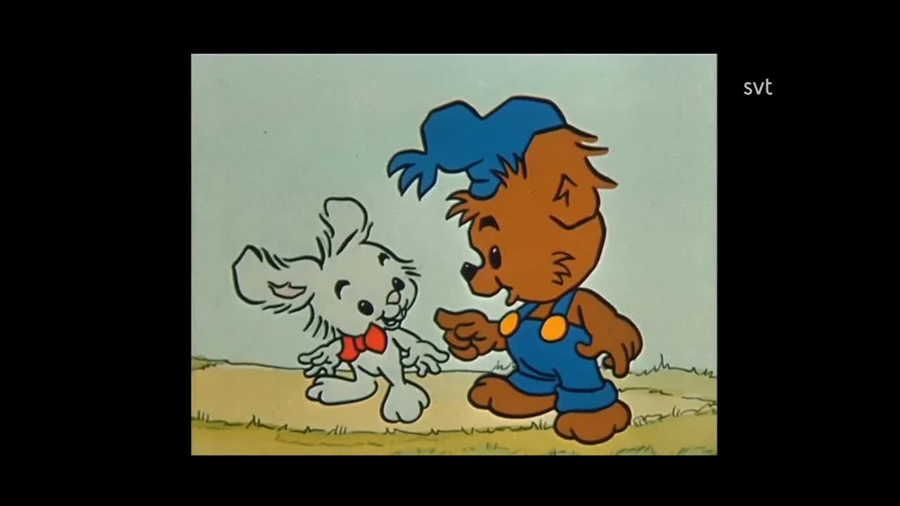 Bamse hittar en gammal skattkarta