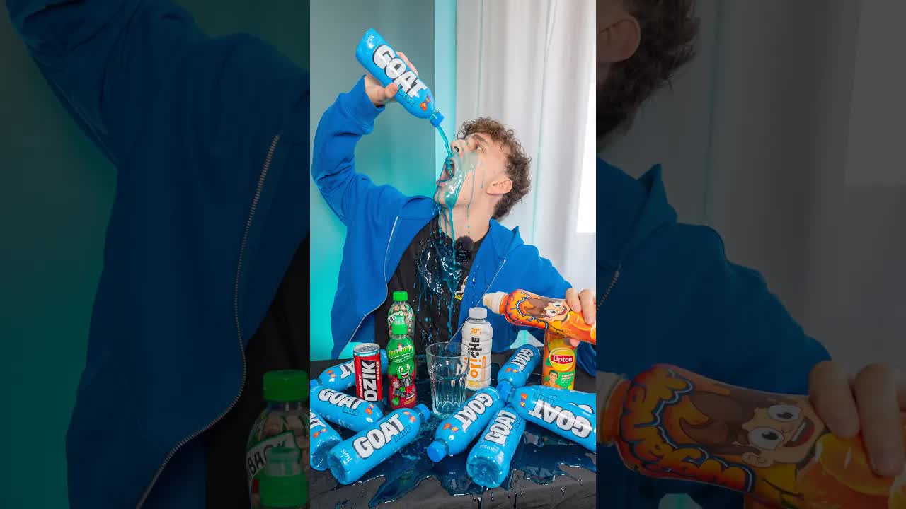 Mieszanie wszystkich napojów influencerów