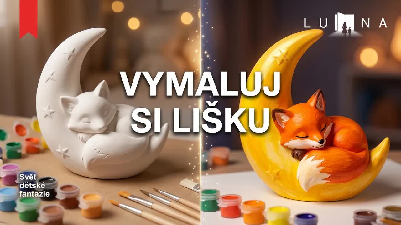 Vymalovaná lištička pro děti i rodiče