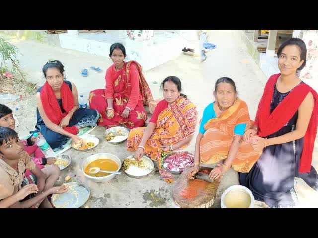 বাপের বাড়িতে পুইশাক রান্না ও পরিবারের আড্ডা