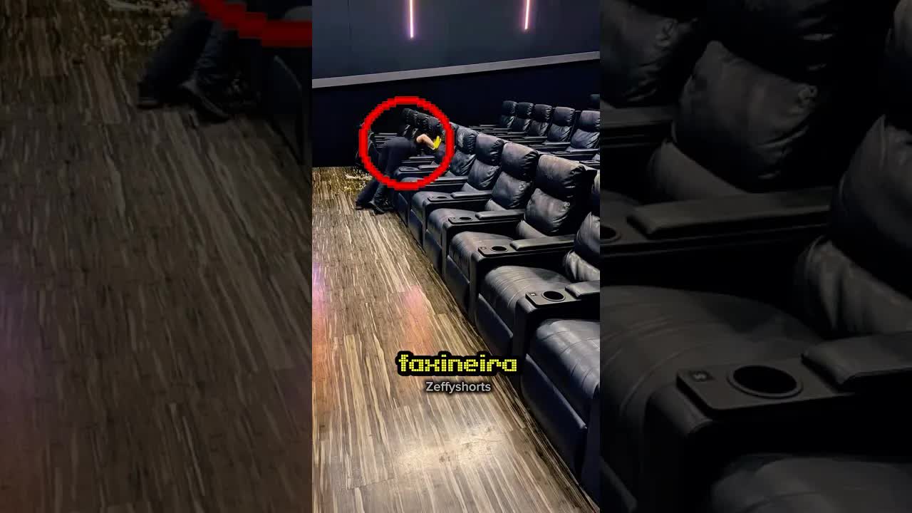 Faxineira encontra tesouro ao limpar cinema