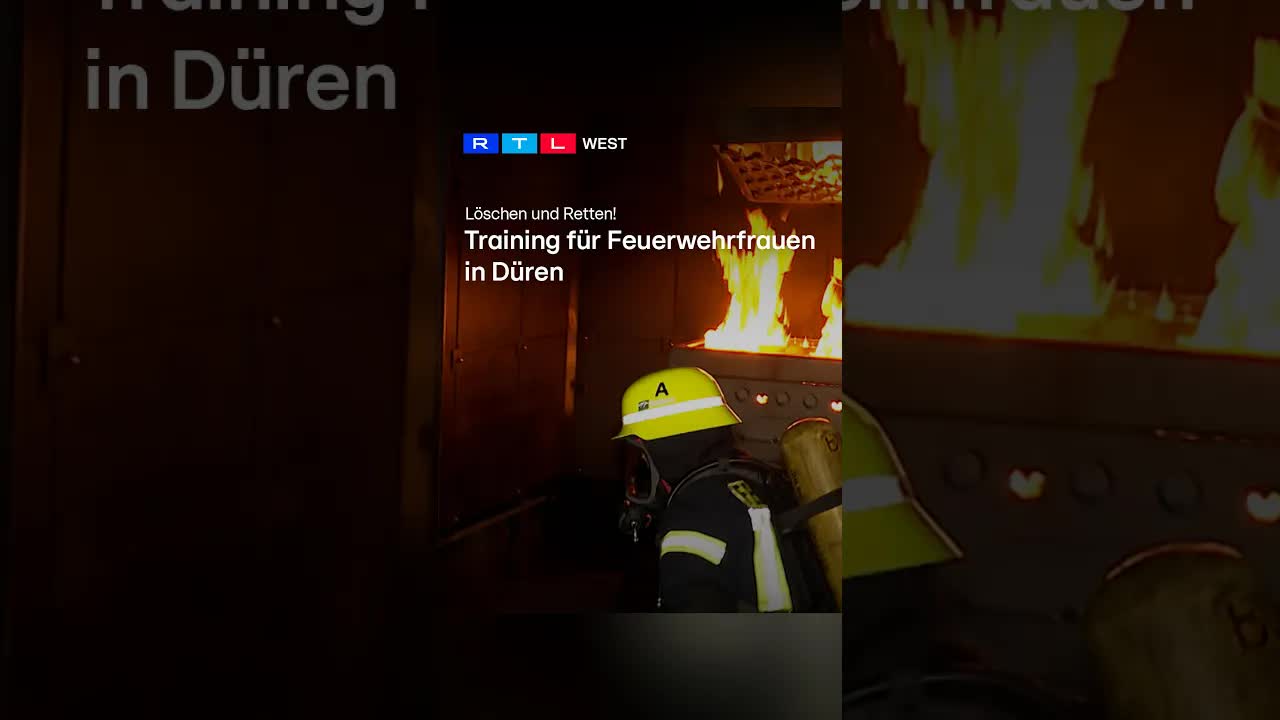 Feuerwehrtraining für Frauen in Düren