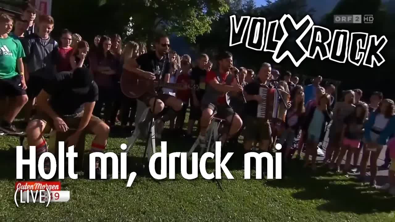 Volxrock spielt unplugged bei Guten Morgen Österreich