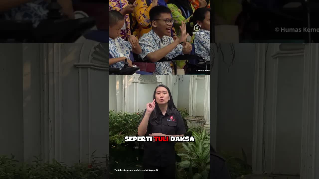 Kunjungan Anak Disabilitas ke Istana Jakarta
