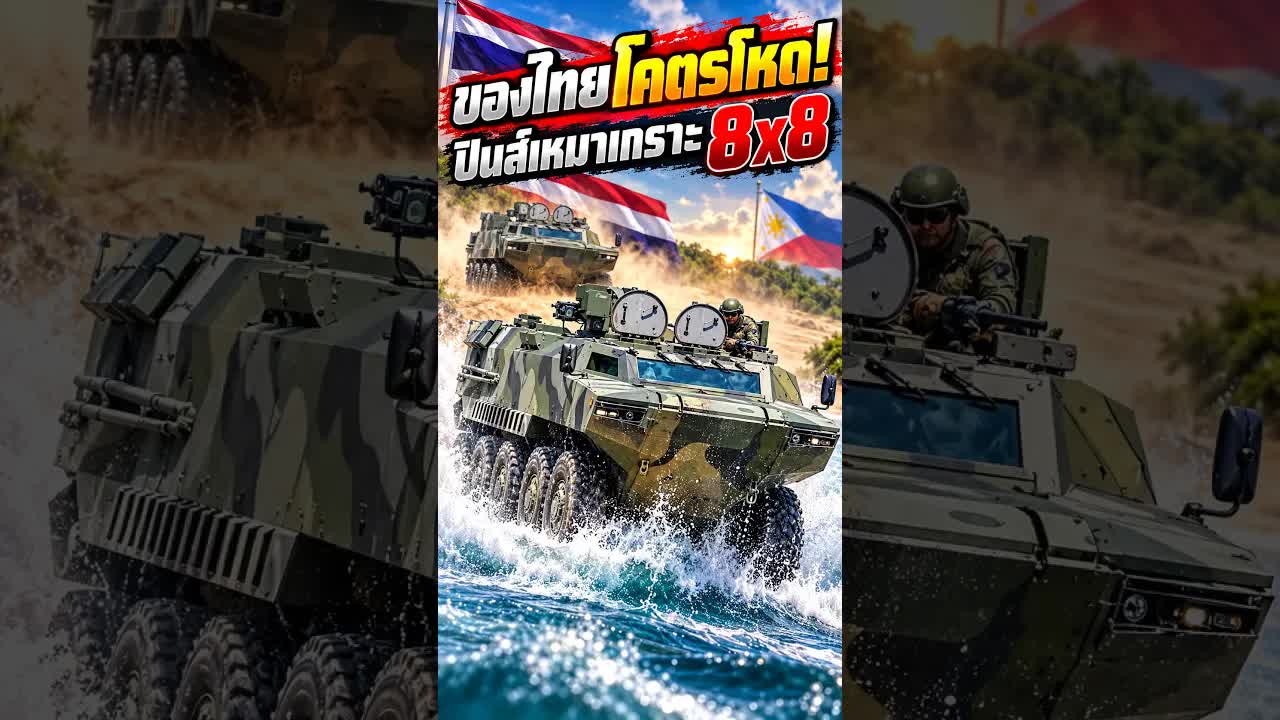 ยานเกราะไทย AWAV 8x8 ในมือฟิลิปปินส์
