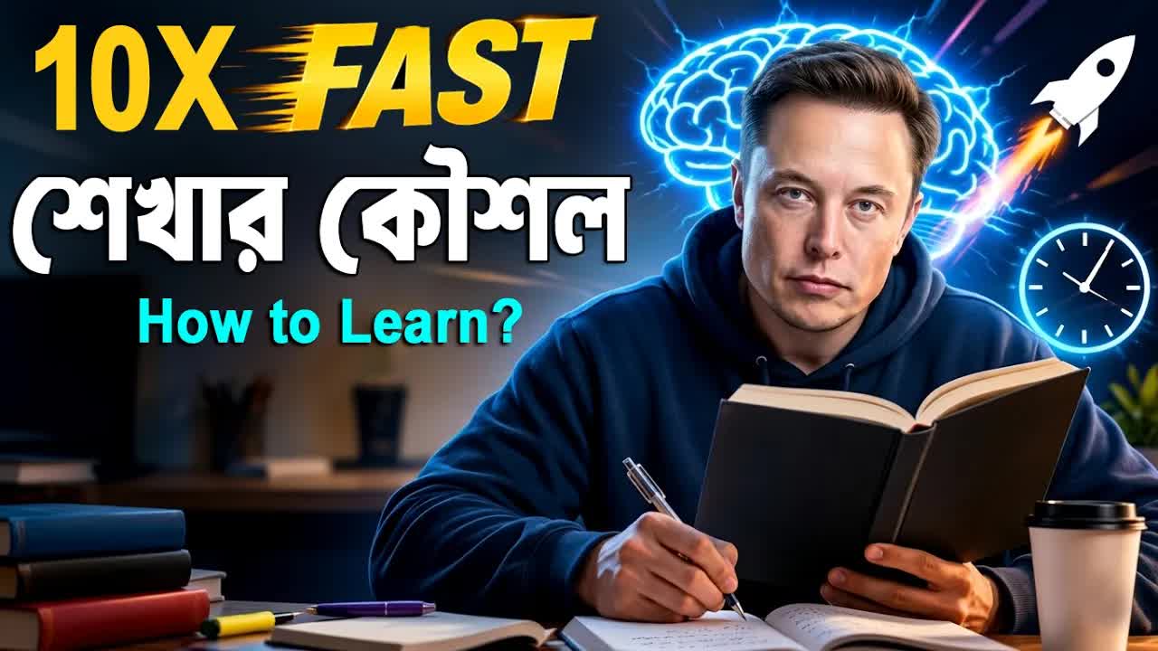 যেকোনো কিছু 10 গুণ দ্রুত শেখার পদ্ধতি