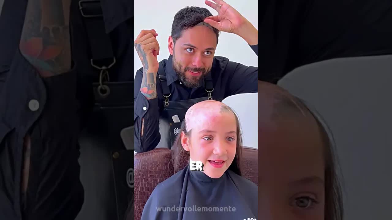 Ein kleines Mädchen bekommt sein Lächeln zurück