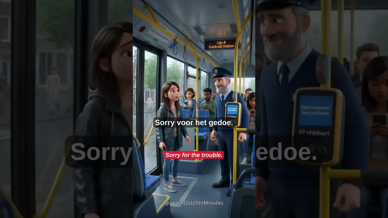 Buskaart vergeten in het openbaar vervoer