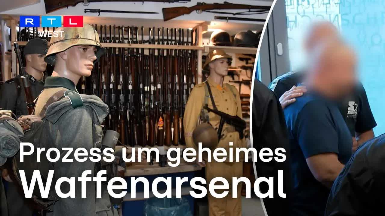 Geheimes Waffenlager in Remscheid: Prozess gegen Mechaniker