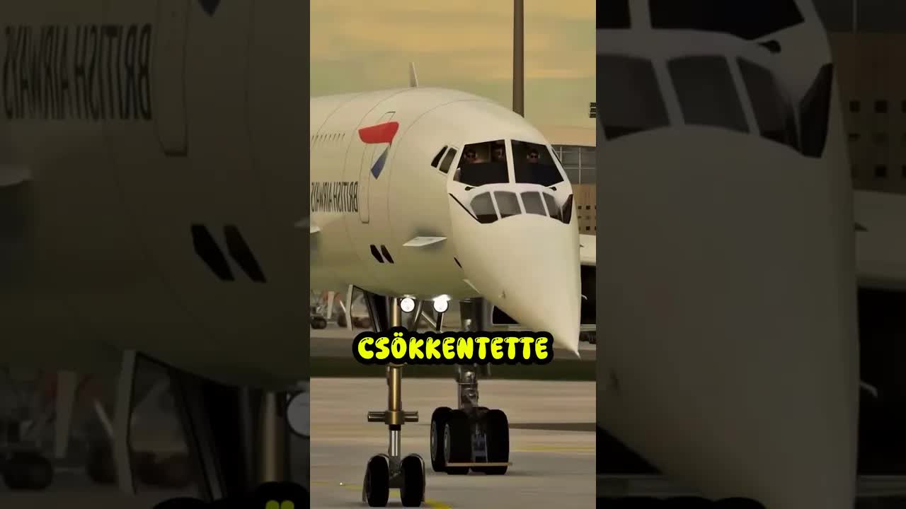 Miért hajlik le a Concorde orra?