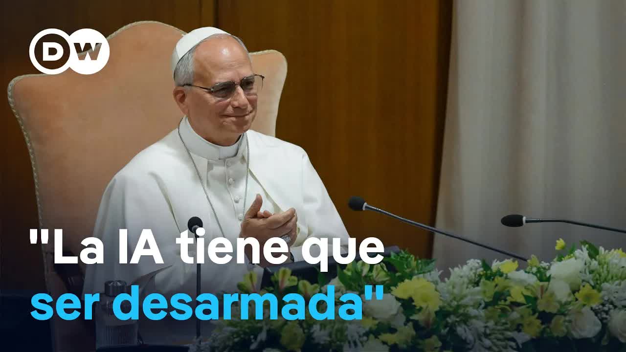 El papa pide desarmar la inteligencia artificial