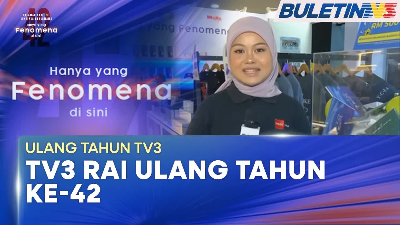 TV3 Ulang Tahun Ke-42 di Pesta Buku KL 2026