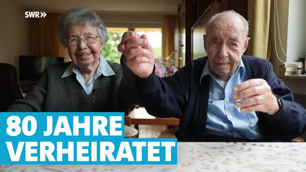 Ältestes Ehepaar Deutschlands feiert Eichenhochzeit