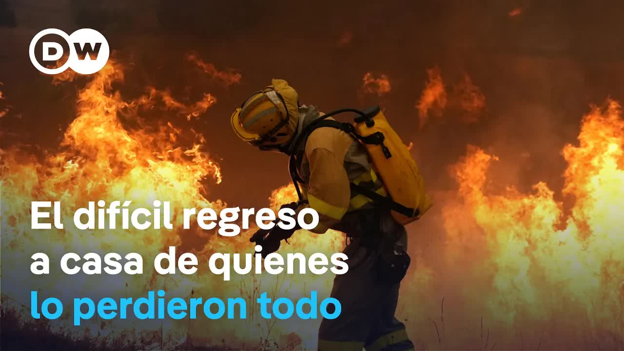 Regreso tras los incendios en España y Francia