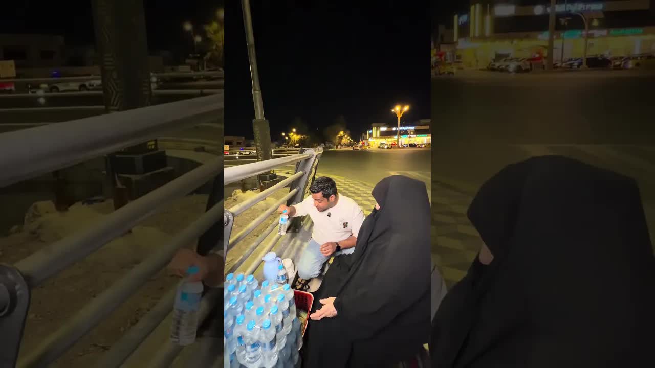 موقف بسيط في السوق قبل العيد