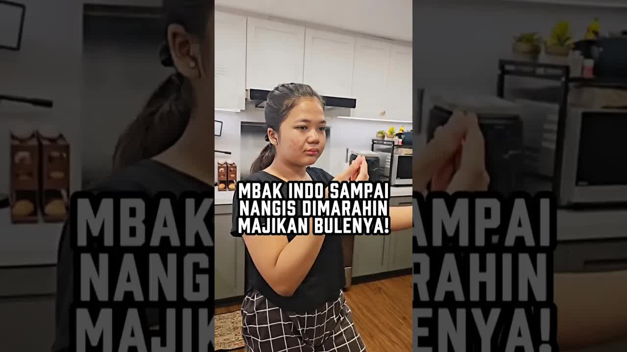 Mbak Indonesia Menangis Dimarahi Majikan Bule