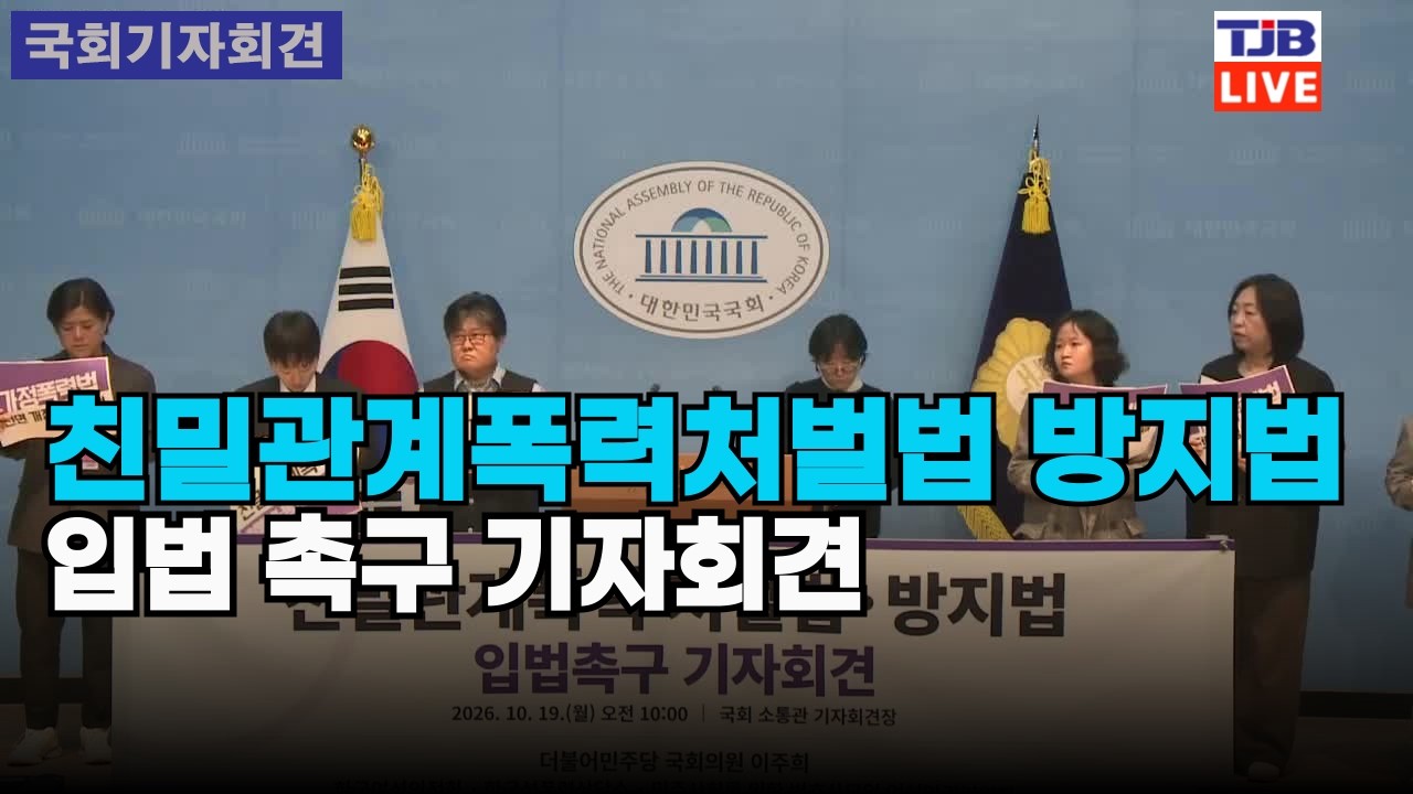친밀관계 폭력 처벌법 입법 촉구 기자회견