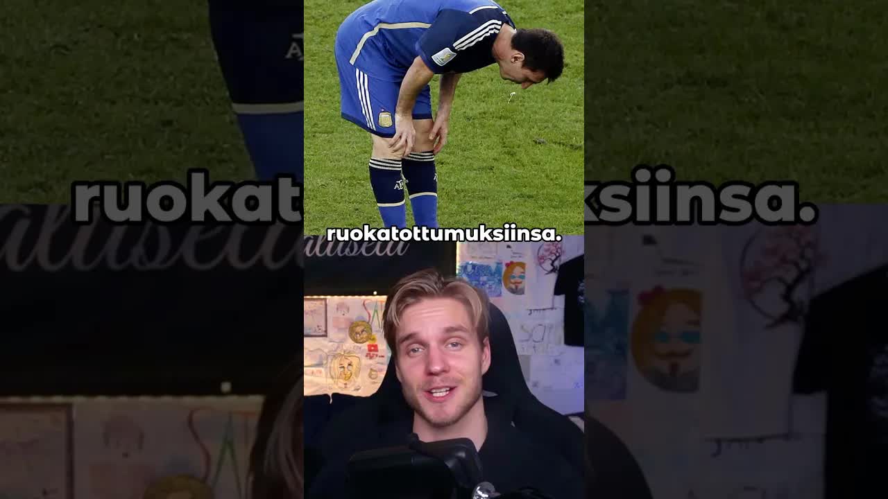 Messin järkyttävä nuoruuden ruokavalio