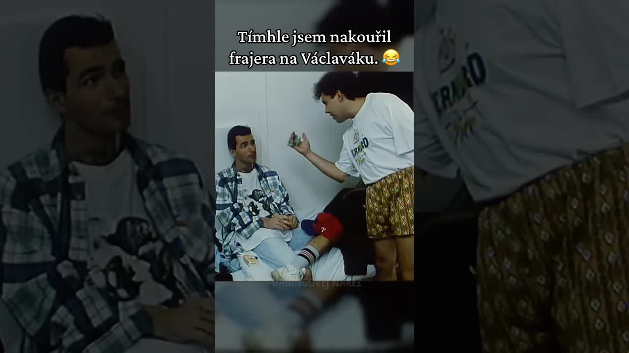 Parodie na policistu na Václaváku