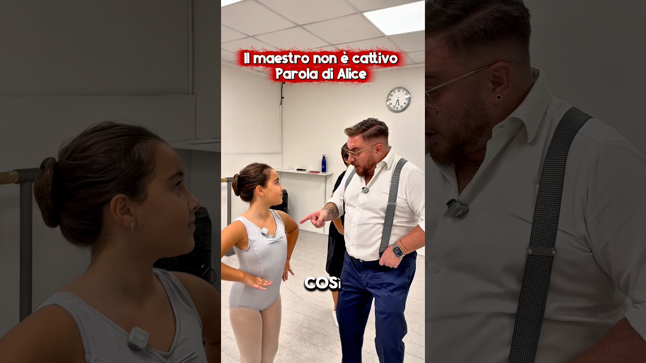 Il maestro di danza rassicura Alice