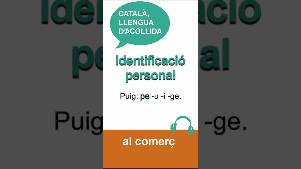 Diàlegs bàsics d'identificació personal